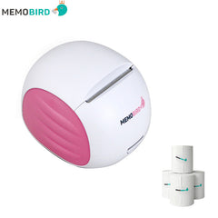 New Mini Printer WIFI Thermal +4 Rolls Paper