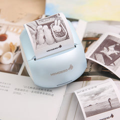 New Mini Printer WIFI Thermal +4 Rolls Paper