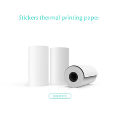 Stickers Thermal printing paper 3 rolls White