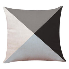 Simply Geometric Throw Pillowcase