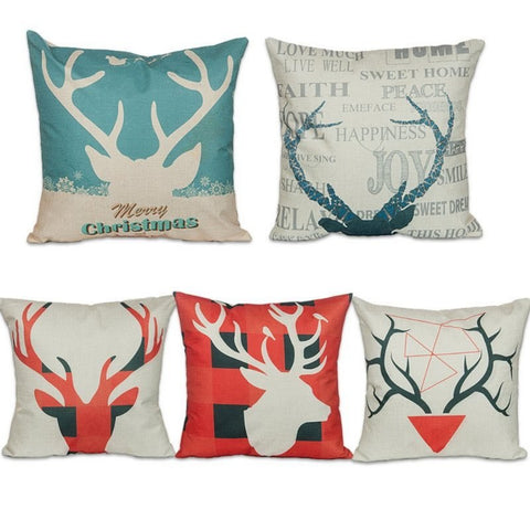 Christmas Deer Pillow covers
