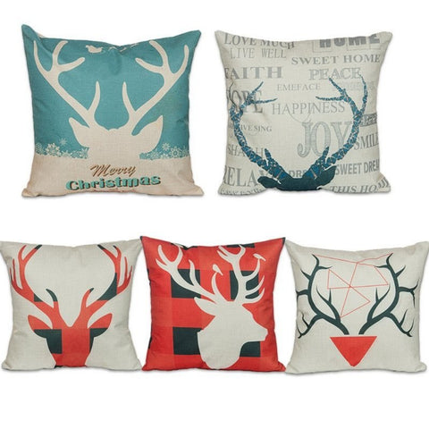 Christmas Deer Pillow covers